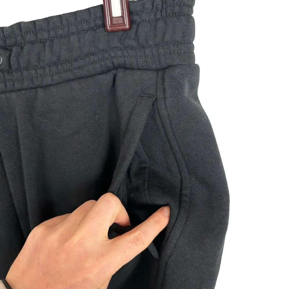 Adidas Black Sweatpant Shorts Men's Size XS